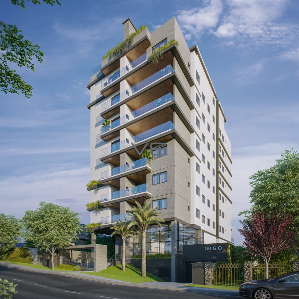 Apartamento com 2 quartos, 77m² privativos, 1 vaga de garagem, no Água Verde, Curitiba - PR.