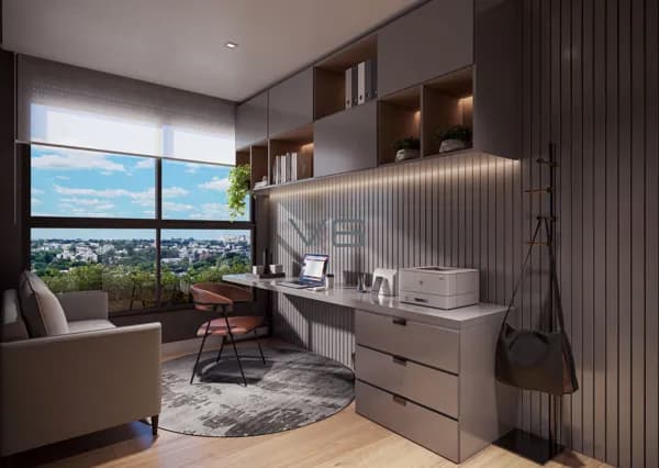 Apartamento Alto Padrão com 141 m² privativos, 3 suítes, 2 vagas de garagem, no Juvevê, Curitiba - PR.