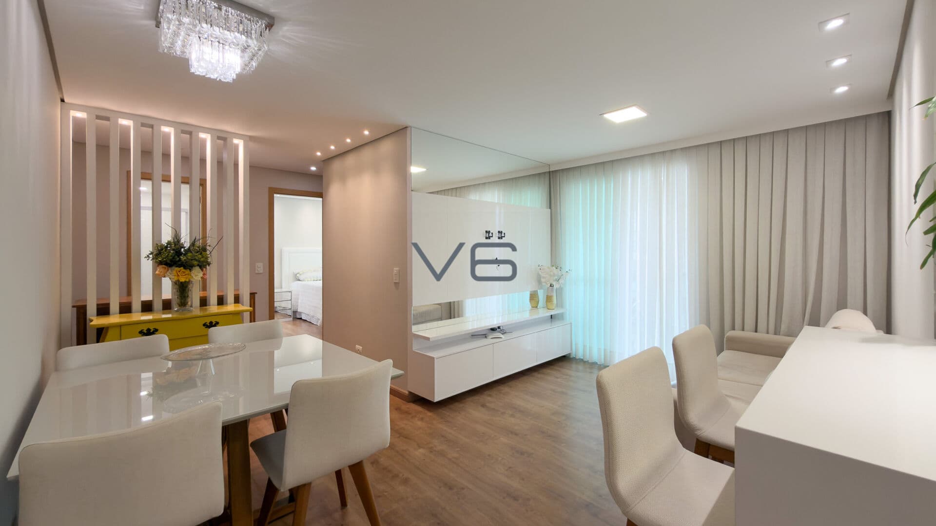 Apartamento Padrão com 2 quartos, 1 vaga de garagem, 61m² privativos, no Ecoville, Curitiba - PR.