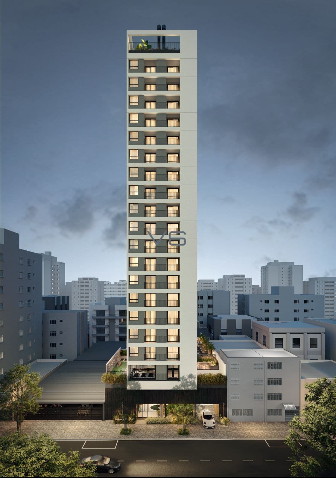Apartamento Studio com 20,57m² privativos, no Centro, Curitiba - PR.