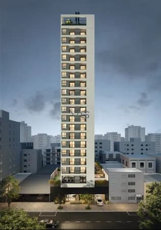 Apartamento Studio com 20,57m² privativos, no Centro, Curitiba - PR.
