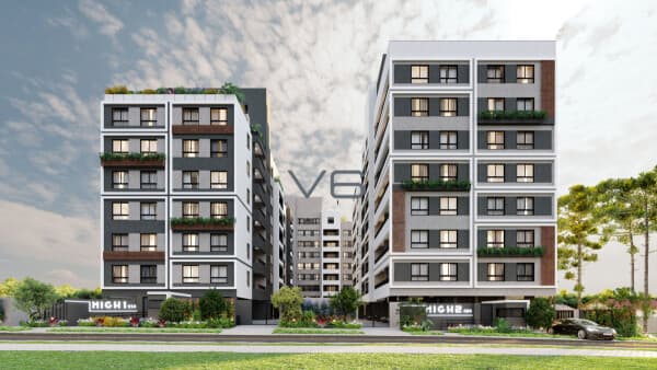 Apartamento Padrão com 3 quartos, 65m² privativos, sacada com churrasqueira, no Novo Mundo, Curitiba - PR.