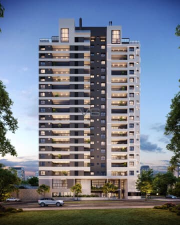 Apartamento alto padrão com 3 quartos sendo 1 suíte, 95m² privativos, 1 vaga de garagem, no Vila Izabel, Curitiba - PR