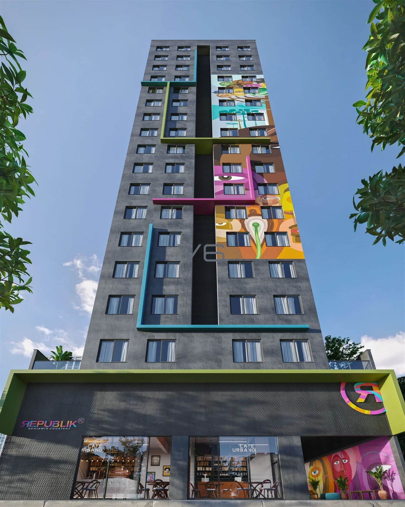 Apartamento Studio com 19m² privativos, 1 banheiro, no Centro, Curitiba - PR.
