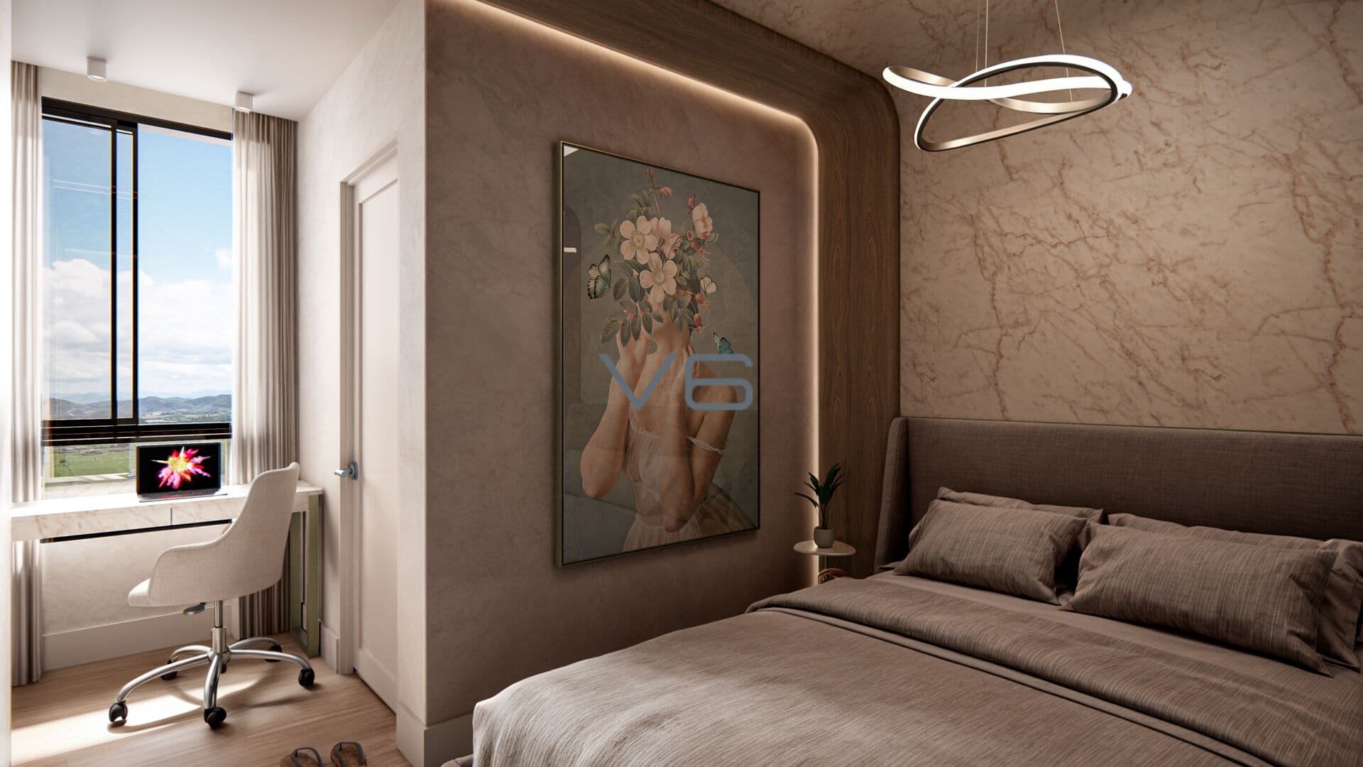 Apartamento Alto Padrão com 87,98 m² privativos, 2 suítes, 2 vagas de garagem, em Balneário Perequê-porto Belo-SC.