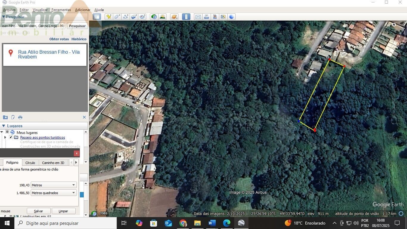 Terreno em Vila Rivabem, Campo Largo/PR