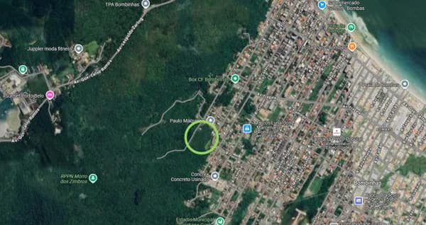 TERRENO COM MATA NATIVA EM BOMBAS - NATUREZA E TRANQUILIDADE