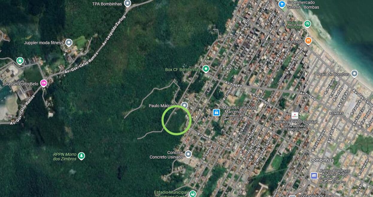 TERRENO COM MATA NATIVA EM BOMBAS - NATUREZA E TRANQUILIDADE