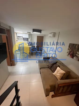 Flat Duplex Com 2 Suítes E Reversível para 3 Quartos já mobiliado e decorado na Praia de Guarajuba
