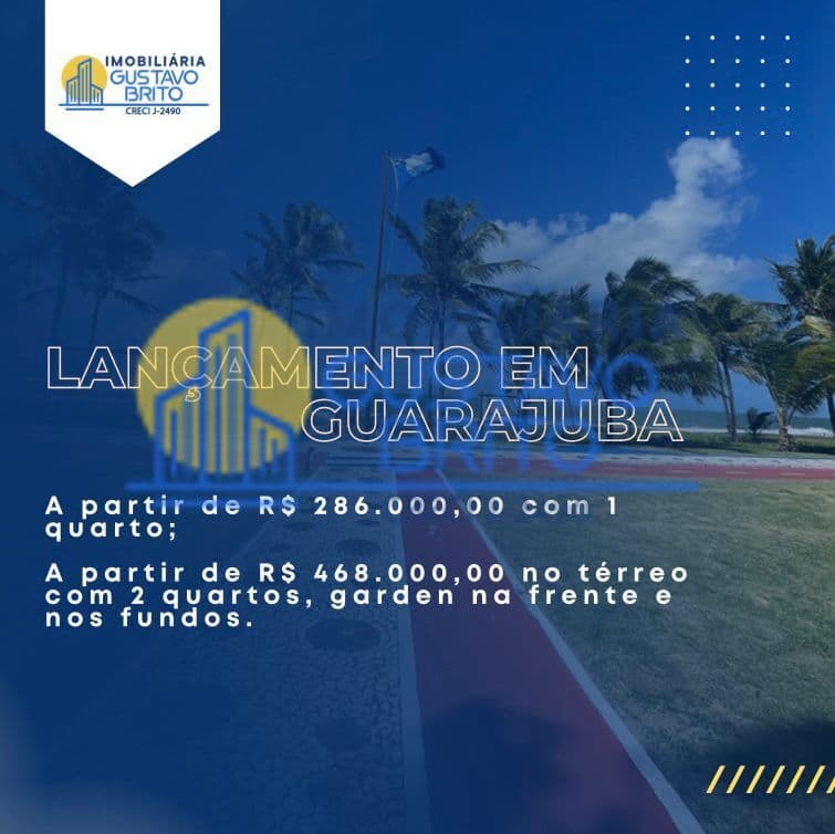 Lançamento Flat com 1 ou 2 quartos na Praia de Guarajuba em Condomínio com infraestrutura completa