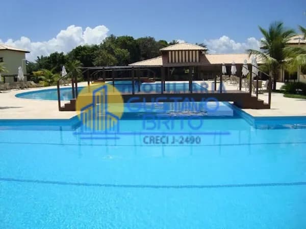 Village térreo com 3 quartos e Garden privativo na Praia de Guarajuba, Garden amplo