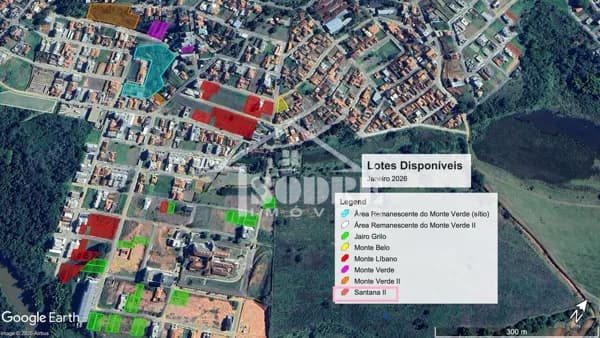 Lote/Terreno em Santa Rita do Sapucaí - Santana II