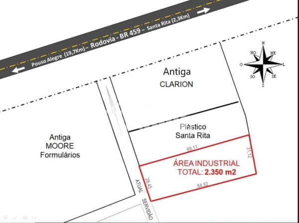 Lote/Terreno em Santa Rita do Sapucaí - BR 459