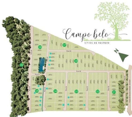 Terreno à venda no bairro Sitios Campo Belo em Uberlândia/MG