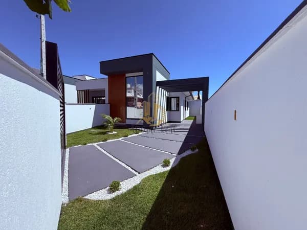 Casas geminadas novas à venda, 03 dormitórios, sendo uma suíte, bairro Nova Palhoça - Palhoça/SC