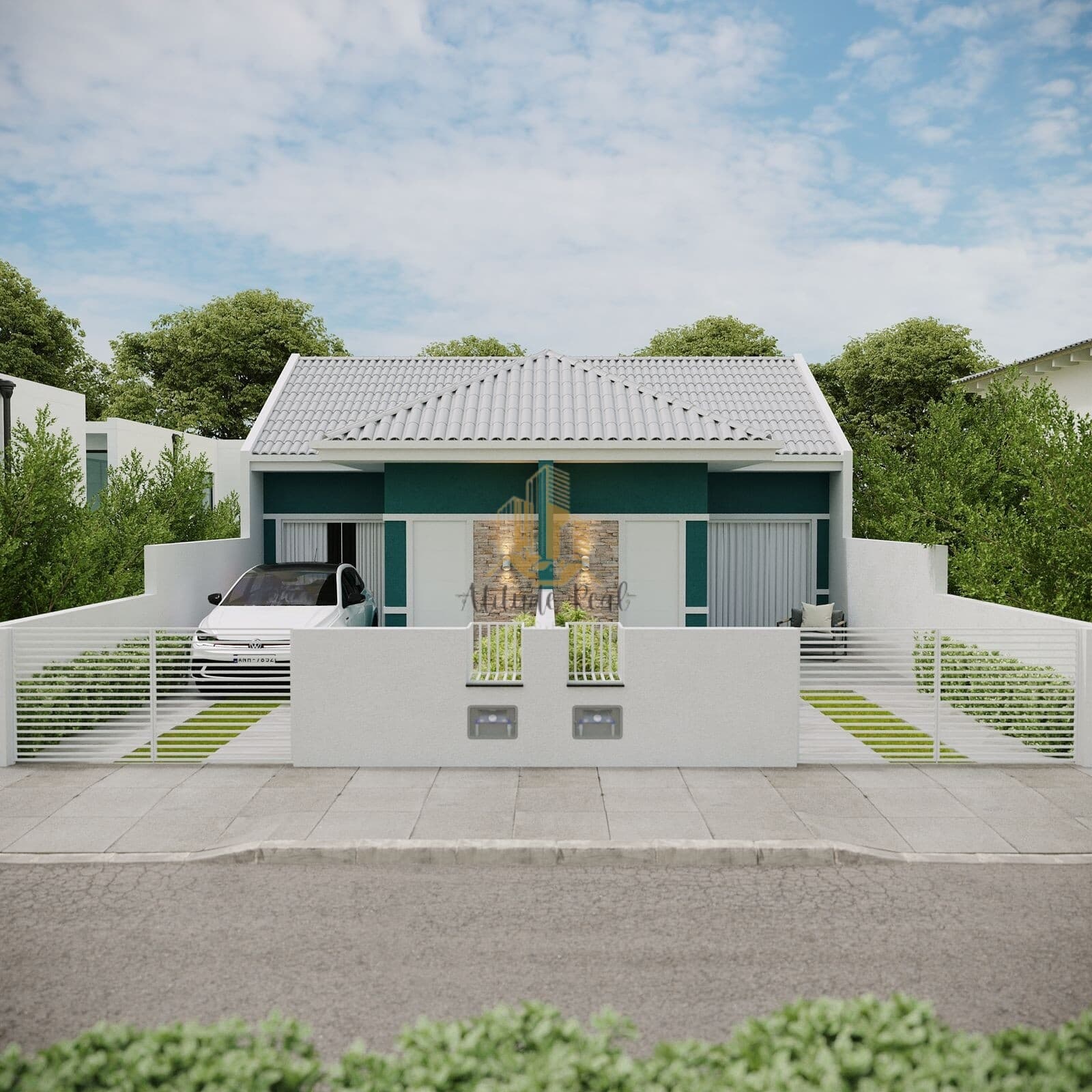 Casa geminada | 2 dormitórios | 48 m² | Loteamento Lisboa III | Forquilhas | São José/SC