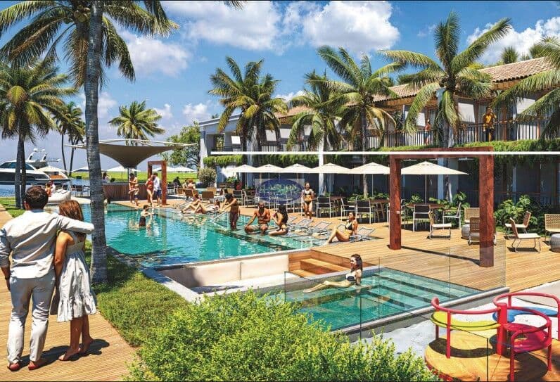 Apartamento Flat À Venda, 1 suíte, 26,75m², na Passagem, Cabo Frio/RJ