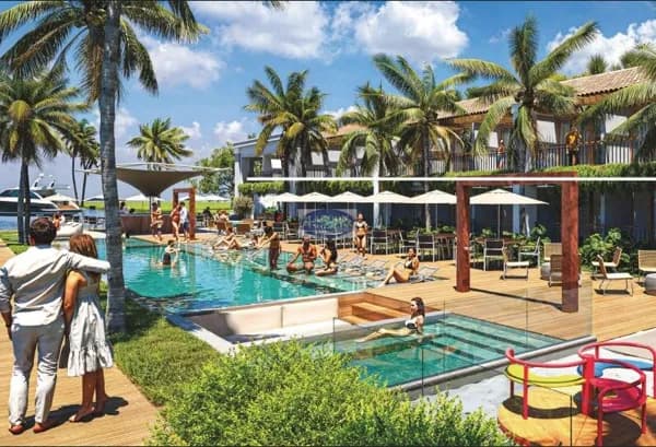 Apartamento Flat À Venda, 1 suíte, 26,75m², na Passagem, Cabo Frio/RJ