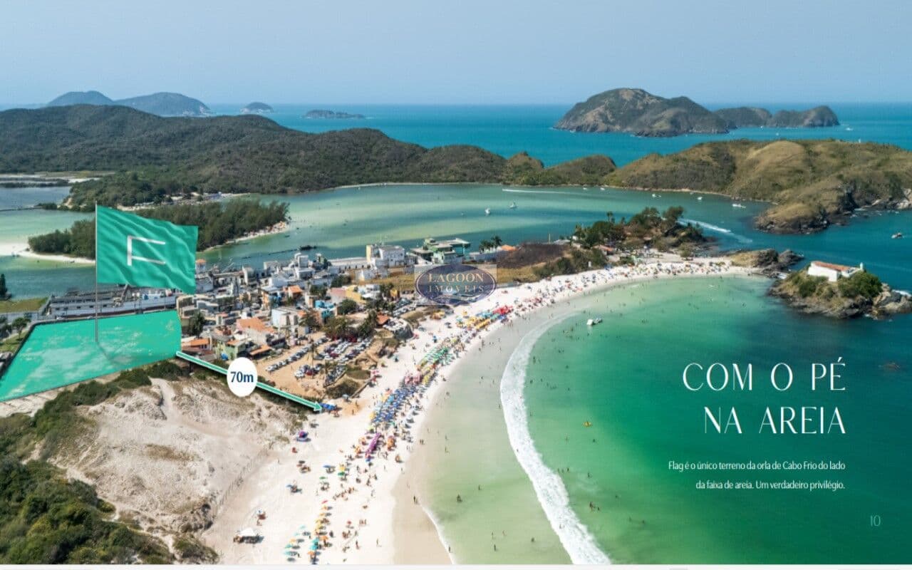 Cobertura Linear À Venda 1 Quarto com Terraço, Passagem, Cabo Frio/RJ