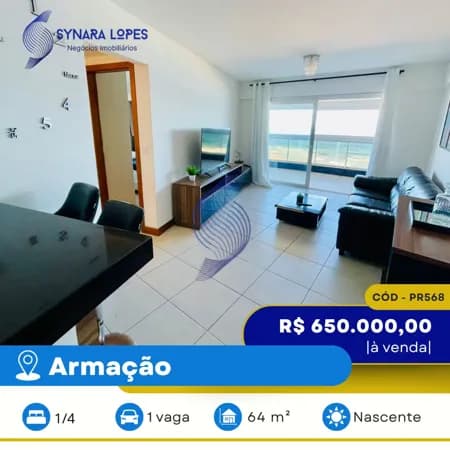 VENDO APARTAMENTO 64 M² | 01 QUARTO | SALVADOR SUÍTES | ARMAÇÃO | SALVADOR | BAHIA