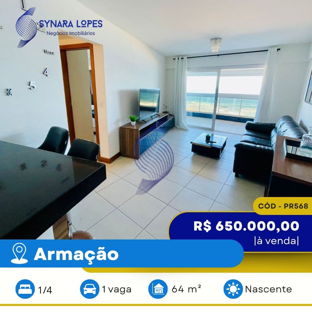 VENDO APARTAMENTO 64 M² | 01 QUARTO | SALVADOR SUÍTES | ARMAÇÃO | SALVADOR | BAHIA