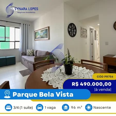 VENDO APARTAMENTO 96 M² | 03 QUARTOS | EDIFÍCIO VILLA IGUATEMI | PARQUE BELA VISTA | SALVADOR | BAHIA