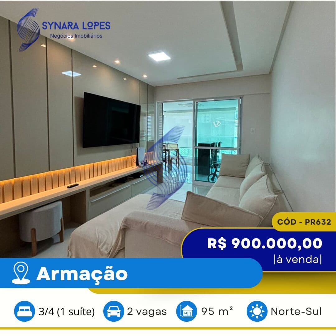 VENDO APARTAMENTO 95 M² | 03 QUARTOS | PARADISE RESIDENCE | ARMAÇÃO | SALVADOR | BAHIA