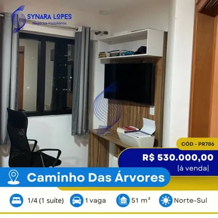 VENDO APARTAMENTO 51 M² | 01 QUARTO | SALVADOR PRIME | CAMINHO DAS ÁRVORES | SALVADOR | BAHIA