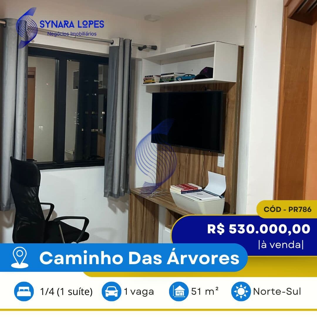VENDO APARTAMENTO 51 M² | 01 QUARTO | SALVADOR PRIME | CAMINHO DAS ÁRVORES | SALVADOR | BAHIA