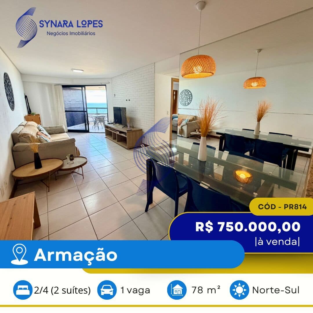 VENDO APARTAMENTO 78M² | 02 QUARTOS | BAIA SUITE | ARMAÇÃO | SALVADOR | BAHIA