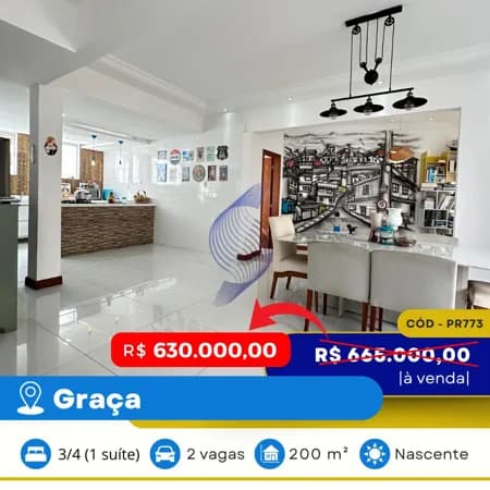 VENDO APARTAMENTO 200 M² | 03 QUARTOS | EDIFÍCIO DUQUE | GRAÇA | SALVADOR | BAHIA