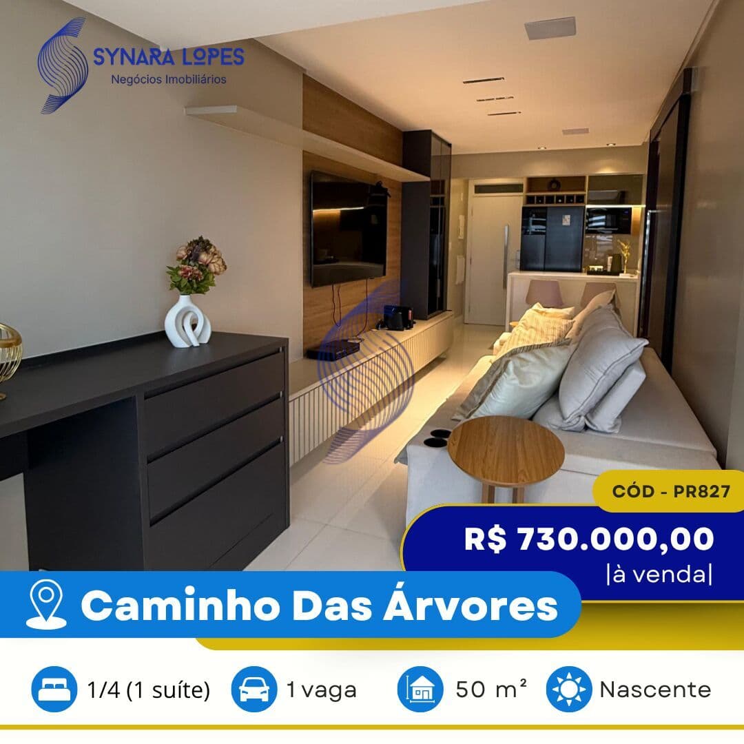 VENDO APARTAMENTO 50 M² | 01 QUARTO | SALVADOR PRIME | CAMINHO DAS ÁRVORES | SALVADOR | BAHIA