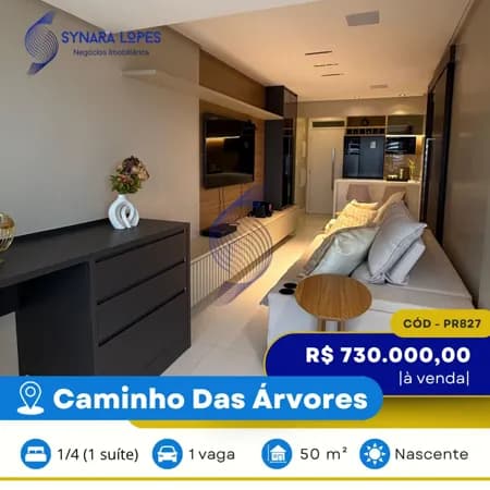 VENDO APARTAMENTO 50 M² | 01 QUARTO | SALVADOR PRIME | CAMINHO DAS ÁRVORES | SALVADOR | BAHIA