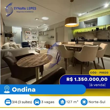 VENDO APARTAMENTO 127 M² | 03 QUARTOS | MAR DE SAINT TROPEZ | ONDINA | SALVADOR | BAHIA
