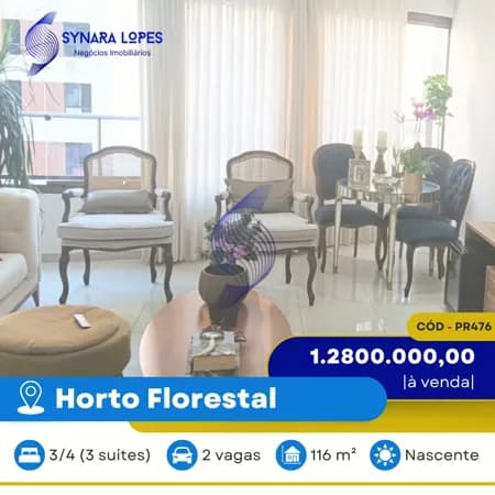 VENDO APARTAMENTO 116 M² | 03 SUÍTES | MORADA DO HORTO | HORTO FLORESTAL | SALVADOR | BAHIA