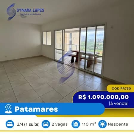 VENDO APARTAMENTO 110 M² | 03 QUARTOS | PLATNO GREENVILLE | PATAMARES | SALVADOR | BAHIA