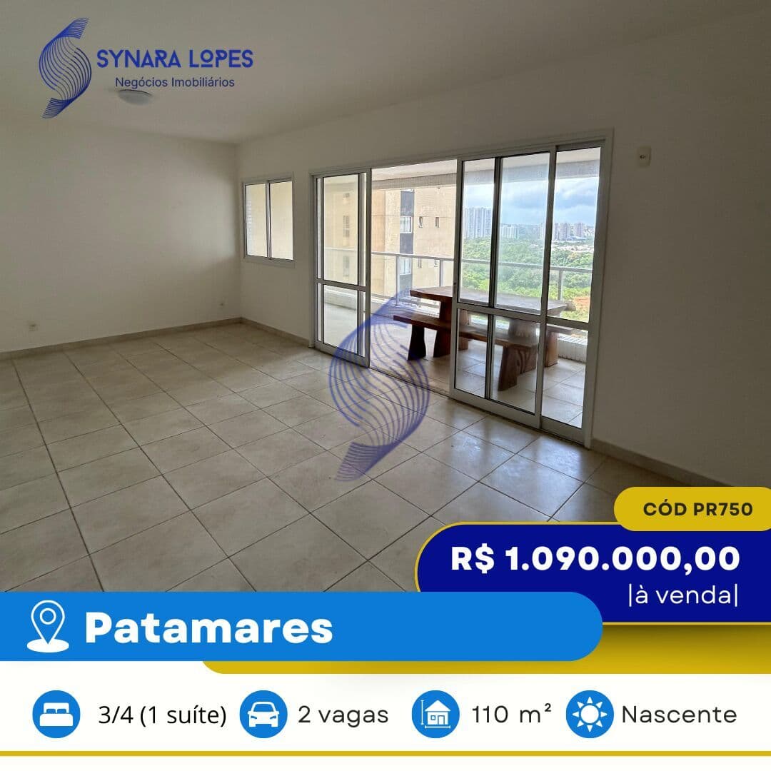 VENDO APARTAMENTO 110 M² | 03 QUARTOS | PLATNO GREENVILLE | PATAMARES | SALVADOR | BAHIA