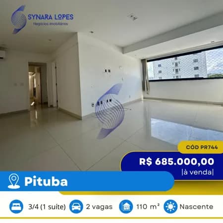 VENDO APARTAMENTO 108 M² | 03 QUARTOS | MAISON LYON| PITUBA | SALVADOR | BAHIA