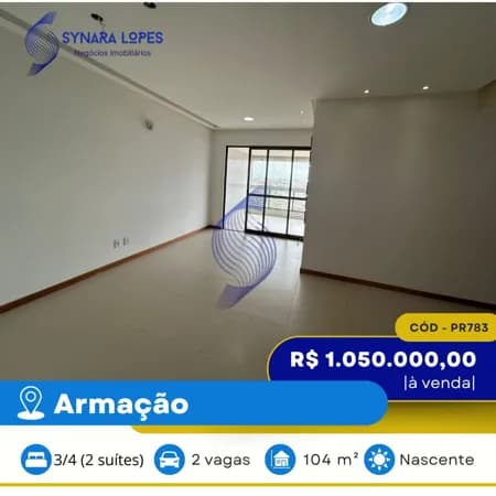 VENDO APARTAMENTO 104 M² | 03 QUARTOS | EDIFÍCIO ATLANTIC HAUSE | ARMAÇÃO | SALVADOR | BAHIA
