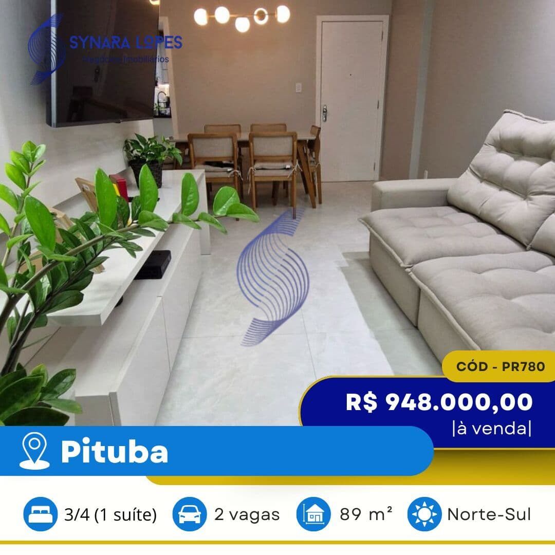 ENDO APARTAMENTO 89 M² | 03 QUARTOS | VILLA INGLESA | PITUBA | SALVADOR | BAHIA