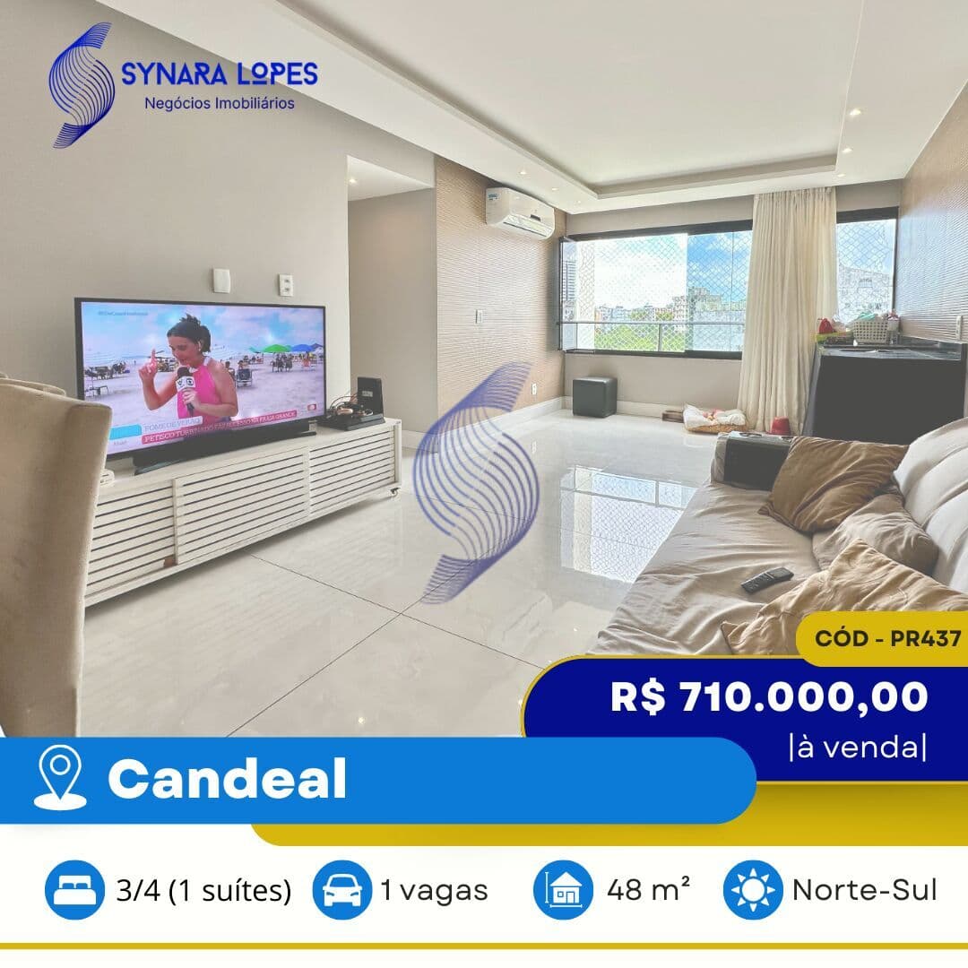 VENDO APARTAMENTO 88 M² | 03 QUARTOS | ED. CHÁCARA SANTA MARIA | CANDEAL| SALVADOR | BAHIA