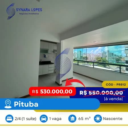 VENDO APARTAMENTO 65 M² | 02 QUARTOS | MAR DE NORONHA | PITUBA | SALVADOR | BAHIA