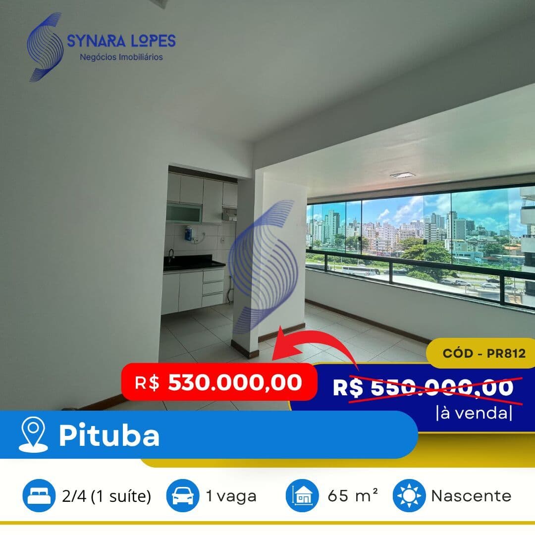VENDO APARTAMENTO 65 M² | 02 QUARTOS | MAR DE NORONHA | PITUBA | SALVADOR | BAHIA