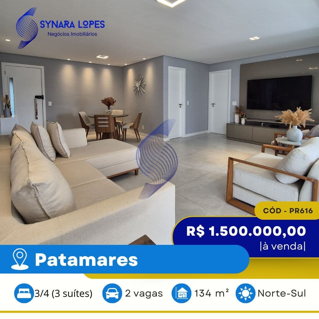 VENDO APARTAMENTO 134 M² | 03 QUARTOS | LUDCO GRENVILLE | PATAMARES | SALVADOR | BAHIA