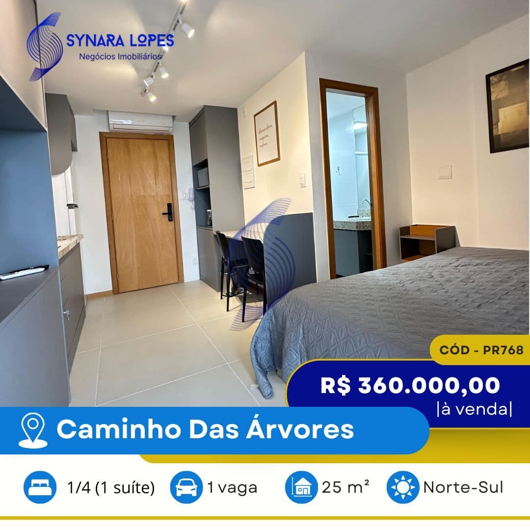 VENDO APARTAMENTO 25 M² | 01 QUARTO | FACILTY VIEW | CAMINHO DAS ÁRVORES | SALVADOR | BAHIA