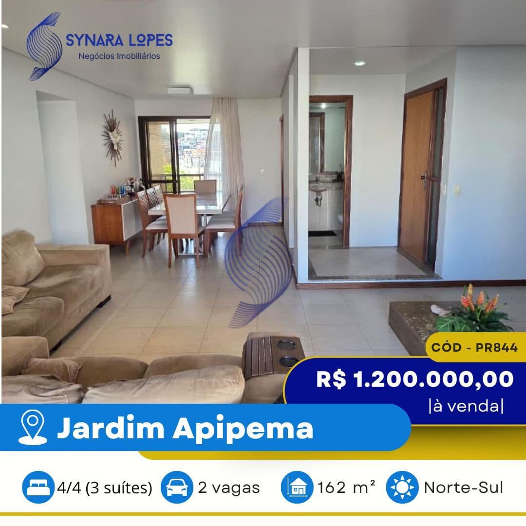 VENDO APARTAMENTO 162 M² | 04 QUARTOS | MANSÃO GIOVANNI BELLINI | JARDIM APIPEMA | SALVADOR | BAHIA