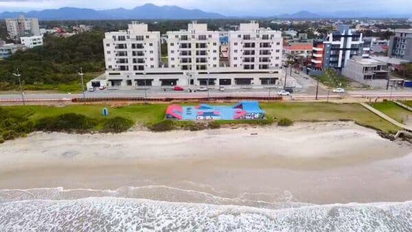Maravilhoso Apto de Frente para o Mar com Vista Permanente no Centro da cidade