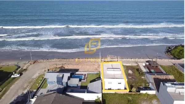 Maravilhoso Sobrado de Alto Padrão Mobiliado Vista Permanente Frente Mar