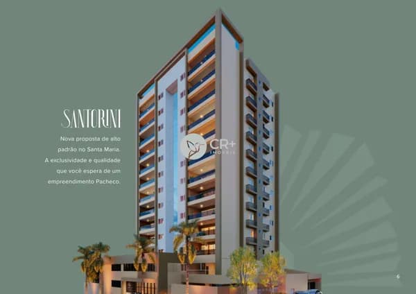 Apartamento Alto Padrão, 3 quartos com 3 suítes, 3 vagas, Santa Maria