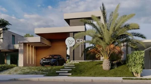 LINDA CASA TÉRREA ALTO PADRÃO - Bairro GÁVEA, com 3 SUÍTES, escritório, piscina e pé direito duplo!